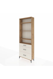 Arges Dolap 4 Raflı 3 Çekmeceli 88x30x243 - S33M134V7A