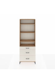Arges Dolap 4 Raflı 3 Çekmeceli 88x30x243 - S33M134V7A