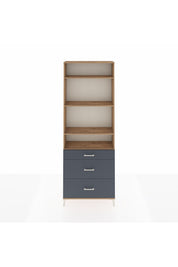 Arges Dolap 4 Raflı 3 Çekmeceli 88x30x243 - S33M134V8A