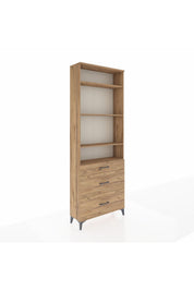 Arges Dolap 4 Raflı 3 Çekmeceli 88x30x243 - S33M134V9A
