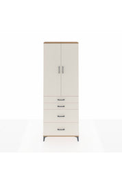 Arges Dolap 4 Raflı 4 Çekmeceli 2 Kapaklı 88x30x243 - S33M135V7A