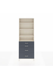 Arges Dolap 4 Raflı 4 Çekmeceli 88x30x243 - S33M136V2A