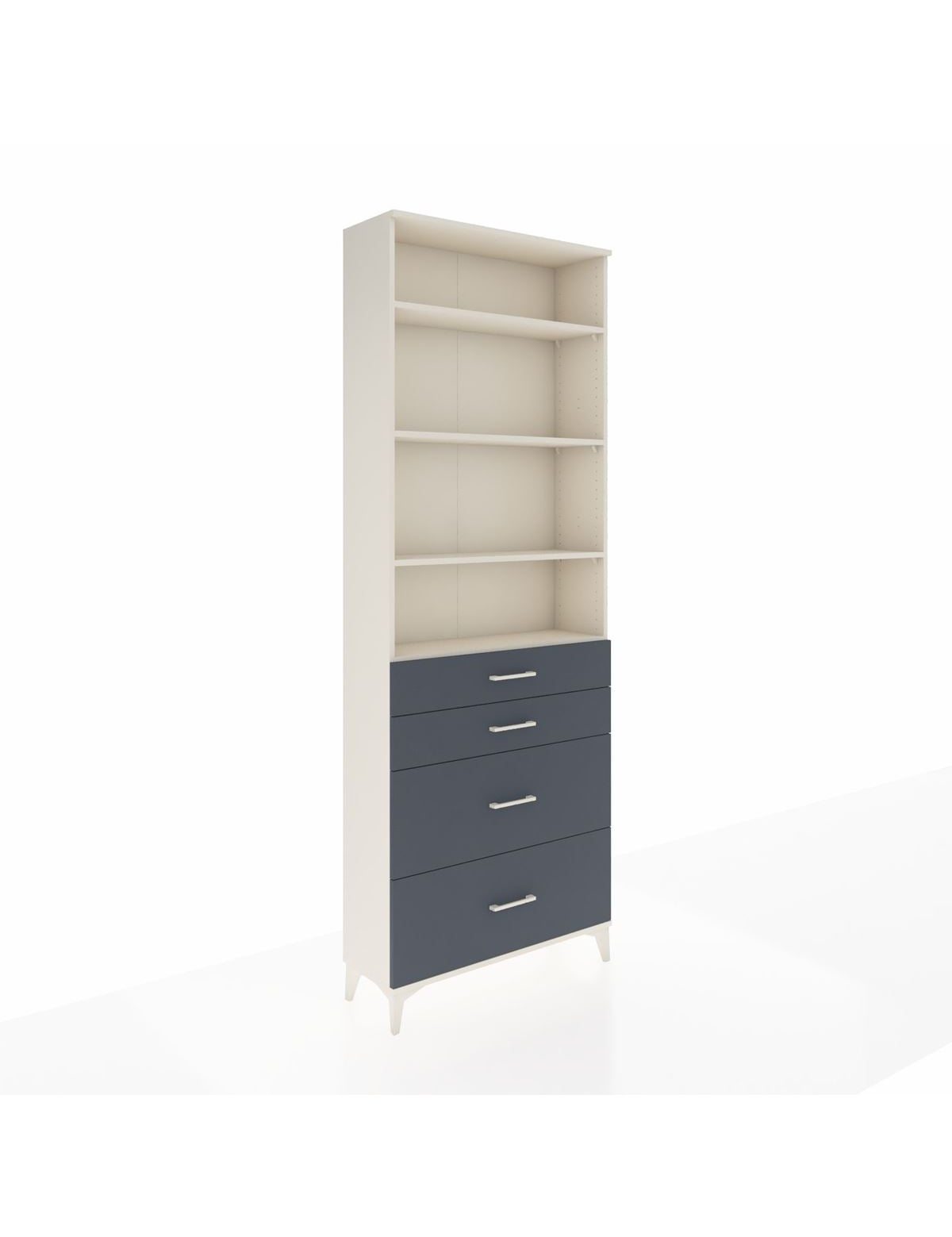 Arges Dolap 4 Raflı 4 Çekmeceli 88x30x243 - S33M136V2A