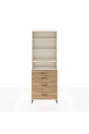 Arges Dolap 4 Raflı 4 Çekmeceli 88x30x243 - S33M136V3A