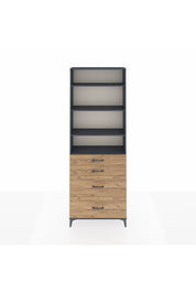 Arges Dolap 4 Raflı 4 Çekmeceli 88x30x243 - S33M136V6A
