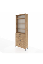 Arges Dolap 4 Raflı 4 Çekmeceli 88x30x243 - S33M136V9A