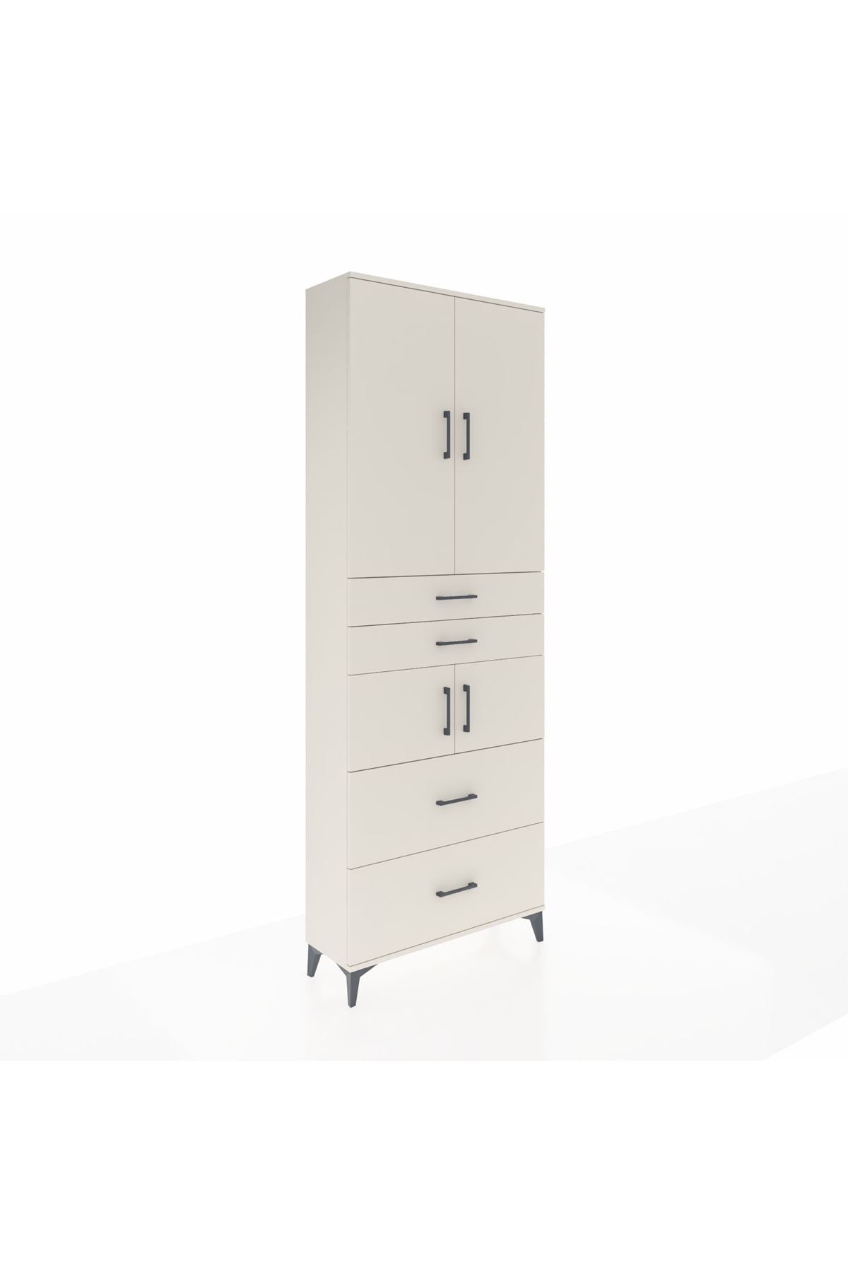 Arges Dolap 4 Raflı 4 Çekmeceli 4 Kapaklı 88x30x243 - S33M137V1A