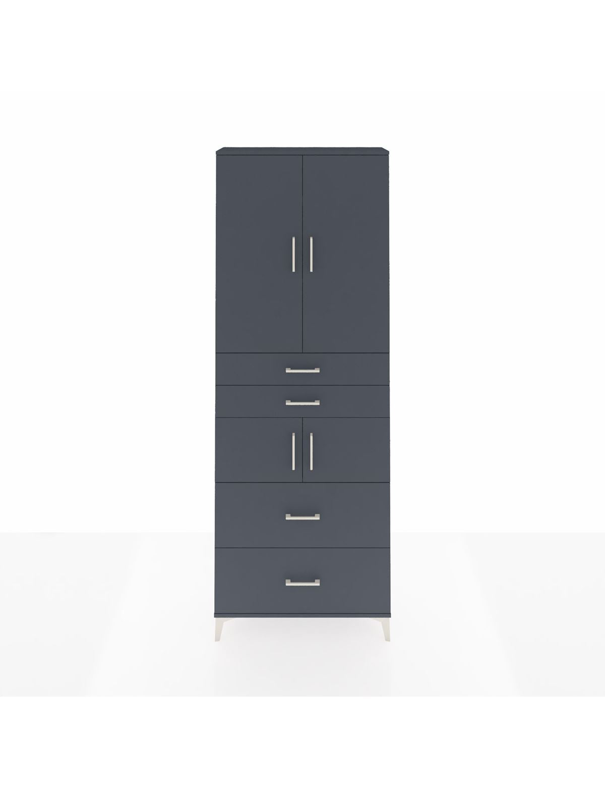 Arges Dolap 4 Raflı 4 Çekmeceli 4 Kapaklı 88x30x243 - S33M137V5A