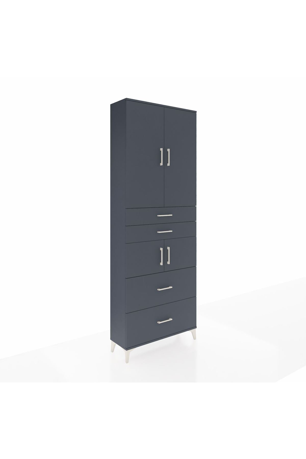 Arges Dolap 4 Raflı 4 Çekmeceli 4 Kapaklı 88x30x243 - S33M137V5A