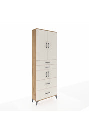 Arges Dolap 4 Raflı 4 Çekmeceli 4 Kapaklı 88x30x243 - S33M137V7A