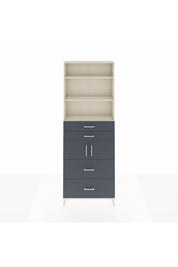 Arges Dolap 4 Raflı 4 Çekmeceli 2 Kapaklı 88x30x243 - S33M138V2A
