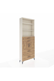 Arges Dolap 4 Raflı 4 Çekmeceli 2 Kapaklı 88x30x243 - S33M138V3A