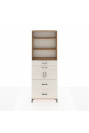 Arges Dolap 4 Raflı 4 Çekmeceli 2 Kapaklı 88x30x243 - S33M138V7A