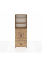 Arges Dolap 4 Raflı 4 Çekmeceli 2 Kapaklı 88x30x243 - S33M138V9A