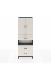 Arges Dolap 4 Raflı 4 Çekmeceli 2 Kapaklı 88x30x243 - S33M139V4A