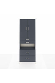 Arges Dolap 4 Raflı 4 Çekmeceli 2 Kapaklı 88x30x243 - S33M139V5A