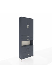 Arges Dolap 4 Raflı 4 Çekmeceli 2 Kapaklı 88x30x243 - S33M139V5A