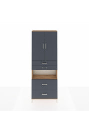 Arges Dolap 4 Raflı 4 Çekmeceli 2 Kapaklı 88x30x243 - S33M139V8A