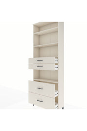 Arges Dolap 4 Raflı 4 Çekmeceli 88x30x243 - S33M140V1A