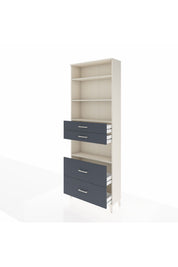 Arges Dolap 4 Raflı 4 Çekmeceli 88x30x243 - S33M140V2A