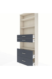 Arges Dolap 4 Raflı 4 Çekmeceli 88x30x243 - S33M140V2A