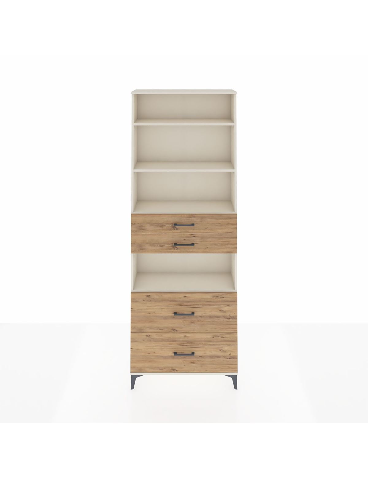 Arges Dolap 4 Raflı 4 Çekmeceli 88x30x243 - S33M140V3A