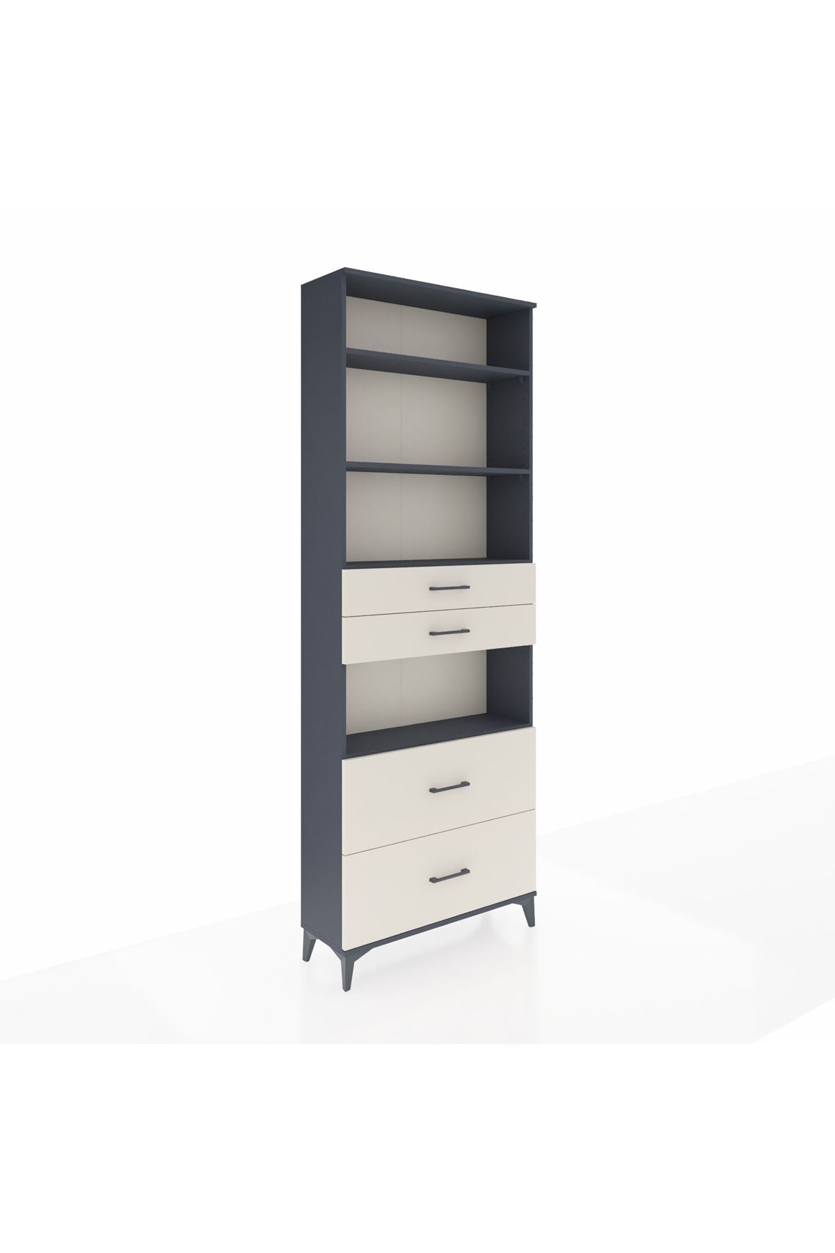 Arges Dolap 4 Raflı 4 Çekmeceli 88x30x243 - S33M140V4A