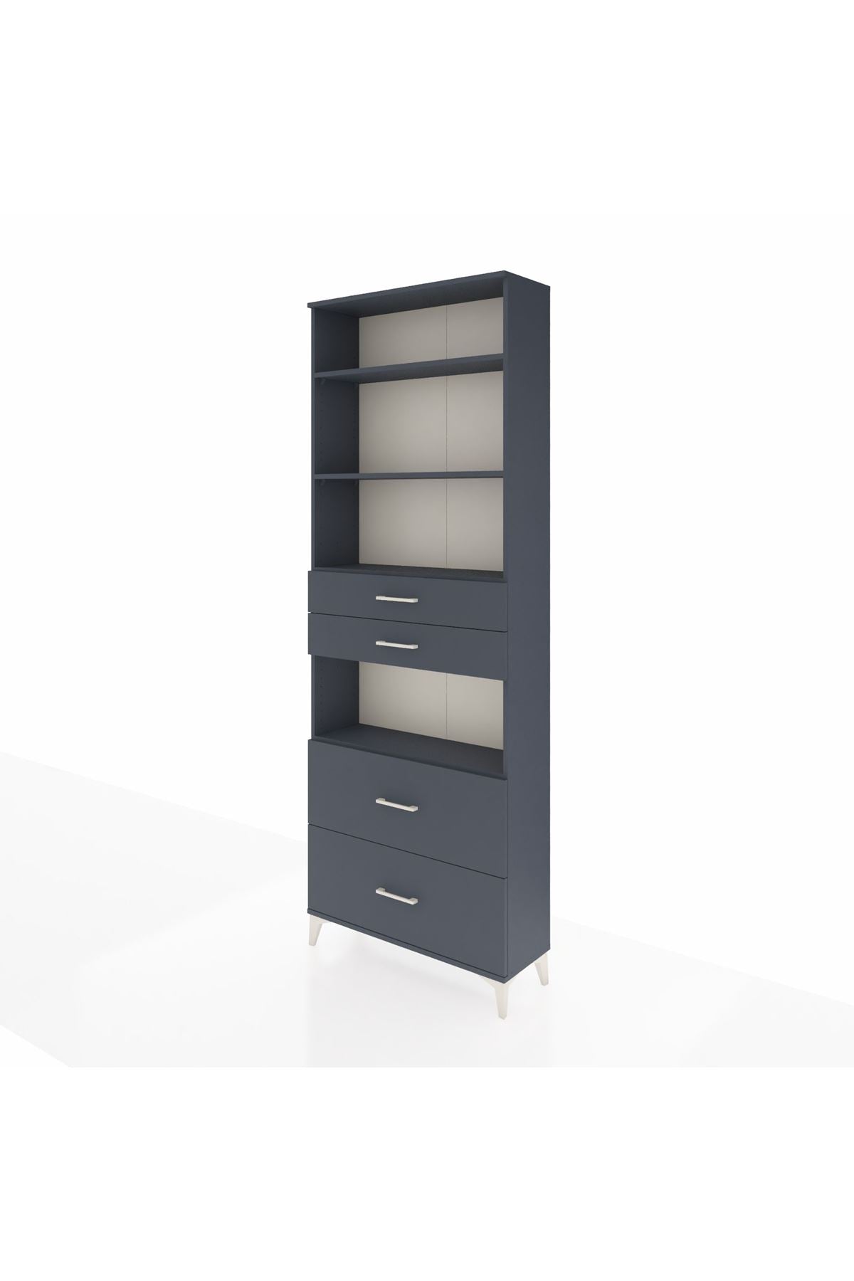 Arges Dolap 4 Raflı 4 Çekmeceli 88x30x243 - S33M140V5A