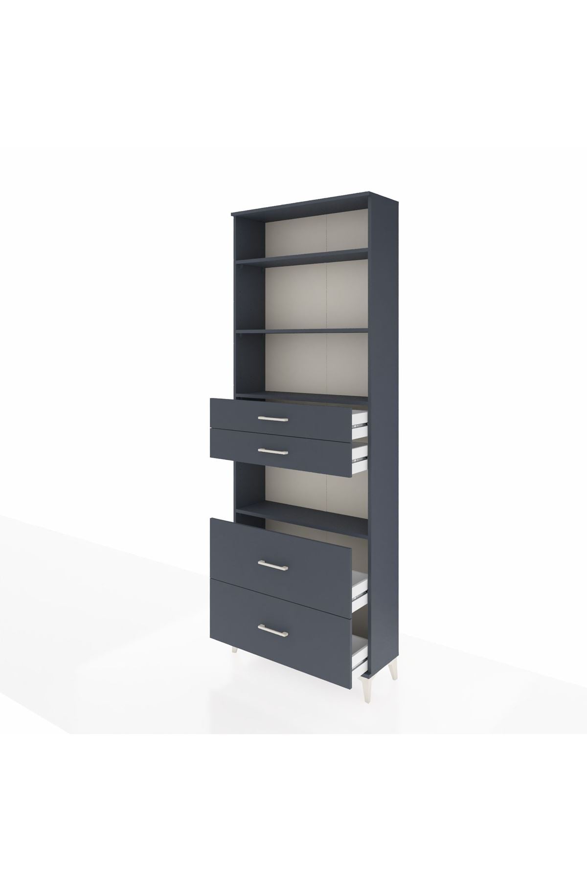 Arges Dolap 4 Raflı 4 Çekmeceli 88x30x243 - S33M140V5A