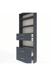 Arges Dolap 4 Raflı 4 Çekmeceli 88x30x243 - S33M140V5A
