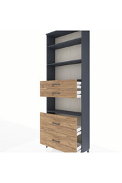 Arges Dolap 4 Raflı 4 Çekmeceli 88x30x243 - S33M140V6A