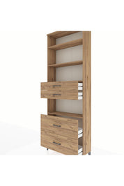 Arges Dolap 4 Raflı 4 Çekmeceli 88x30x243 - S33M140V9A