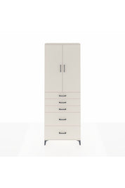 Arges Dolap 3 Raflı 5 Çekmeceli 2 Kapaklı 88x30x243 - S33M141V1A