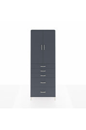 Arges Dolap 3 Raflı 5 Çekmeceli 2 Kapaklı 88x30x243 - S33M141V5A