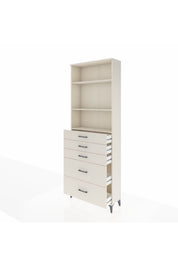 Arges Dolap 3 Raflı 5 Çekmeceli 88x30x243 - S33M142V1A