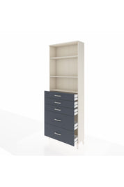 Arges Dolap 3 Raflı 5 Çekmeceli 88x30x243 - S33M142V2A