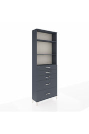 Arges Dolap 3 Raflı 5 Çekmeceli 88x30x243 - S33M142V5A