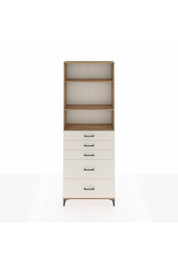 Arges Dolap 3 Raflı 5 Çekmeceli 88x30x243 - S33M142V7A