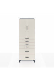Arges Dolap 3 Raflı 6 Çekmeceli 2 Kapaklı 88x30x243 - S33M143V4A