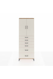 Arges Dolap 3 Raflı 6 Çekmeceli 2 Kapaklı 88x30x243 - S33M143V7A