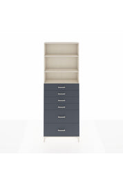 Arges Dolap 3 Raflı 6 Çekmeceli 88x30x243 - S33M144V2A