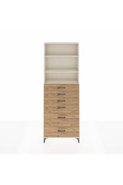 Arges Dolap 3 Raflı 6 Çekmeceli 88x30x243 - S33M144V3A