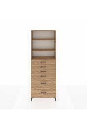 Arges Dolap 3 Raflı 6 Çekmeceli 88x30x243 - S33M144V9A