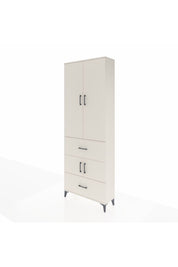 Arges Dolap 5 Raflı 2 Çekmeceli 4 Kapaklı 88x30x243 - S33M145V1A