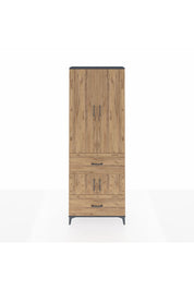 Arges Dolap 5 Raflı 2 Çekmeceli 4 Kapaklı 88x30x243 - S33M145V6A