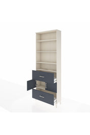 Arges Dolap 5 Raflı 2 Çekmeceli 2 Kapaklı 88x30x243 - S33M146V2A