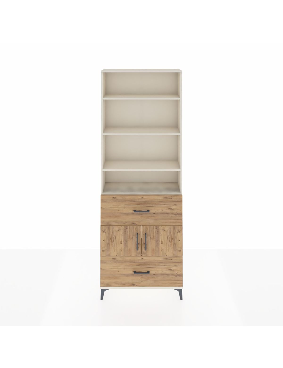 Arges Dolap 5 Raflı 2 Çekmeceli 2 Kapaklı 88x30x243 - S33M146V3A