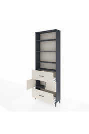 Arges Dolap 5 Raflı 2 Çekmeceli 2 Kapaklı 88x30x243 - S33M146V4A