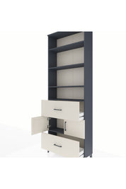 Arges Dolap 5 Raflı 2 Çekmeceli 2 Kapaklı 88x30x243 - S33M146V4A