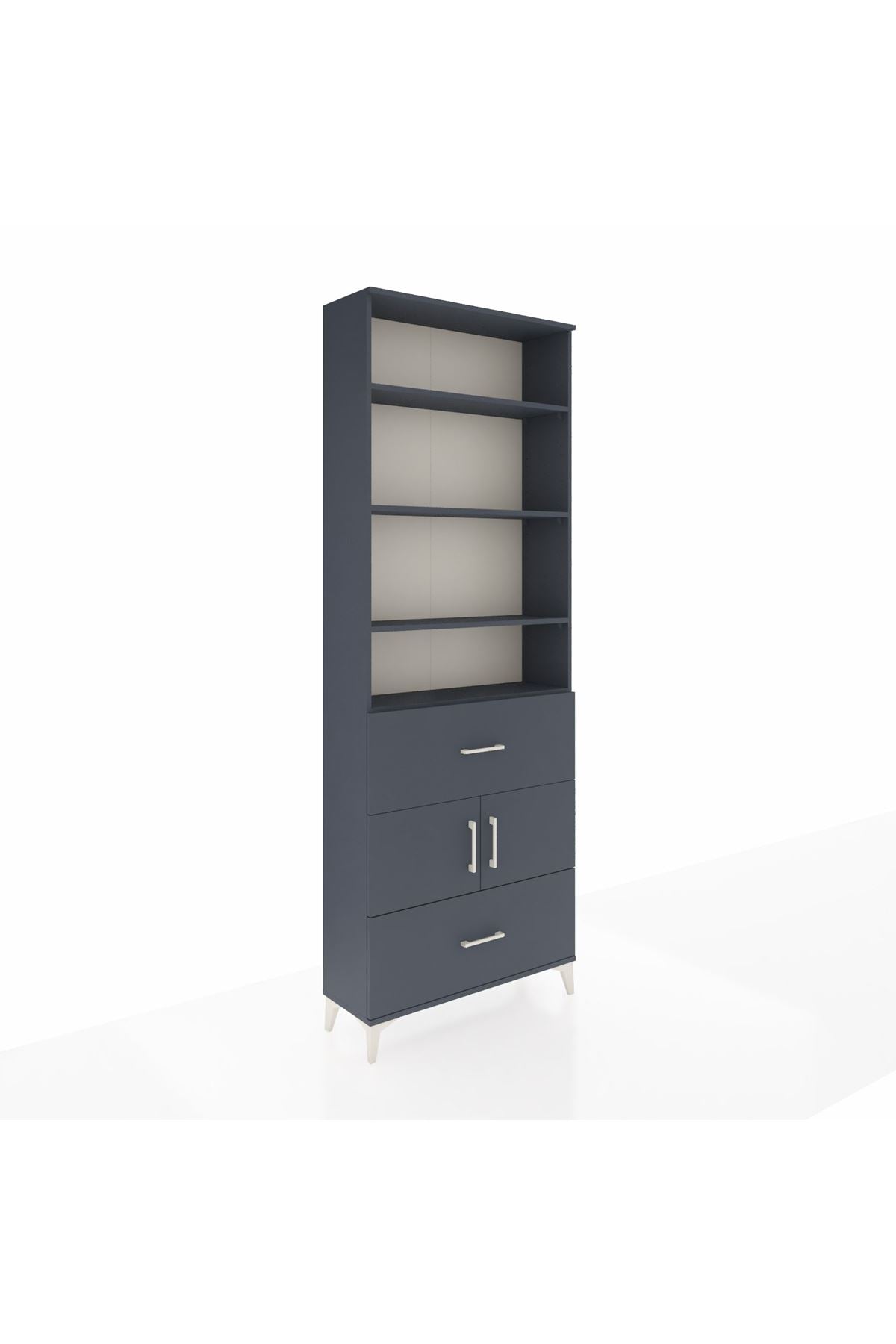 Arges Dolap 5 Raflı 2 Çekmeceli 2 Kapaklı 88x30x243 - S33M146V5A